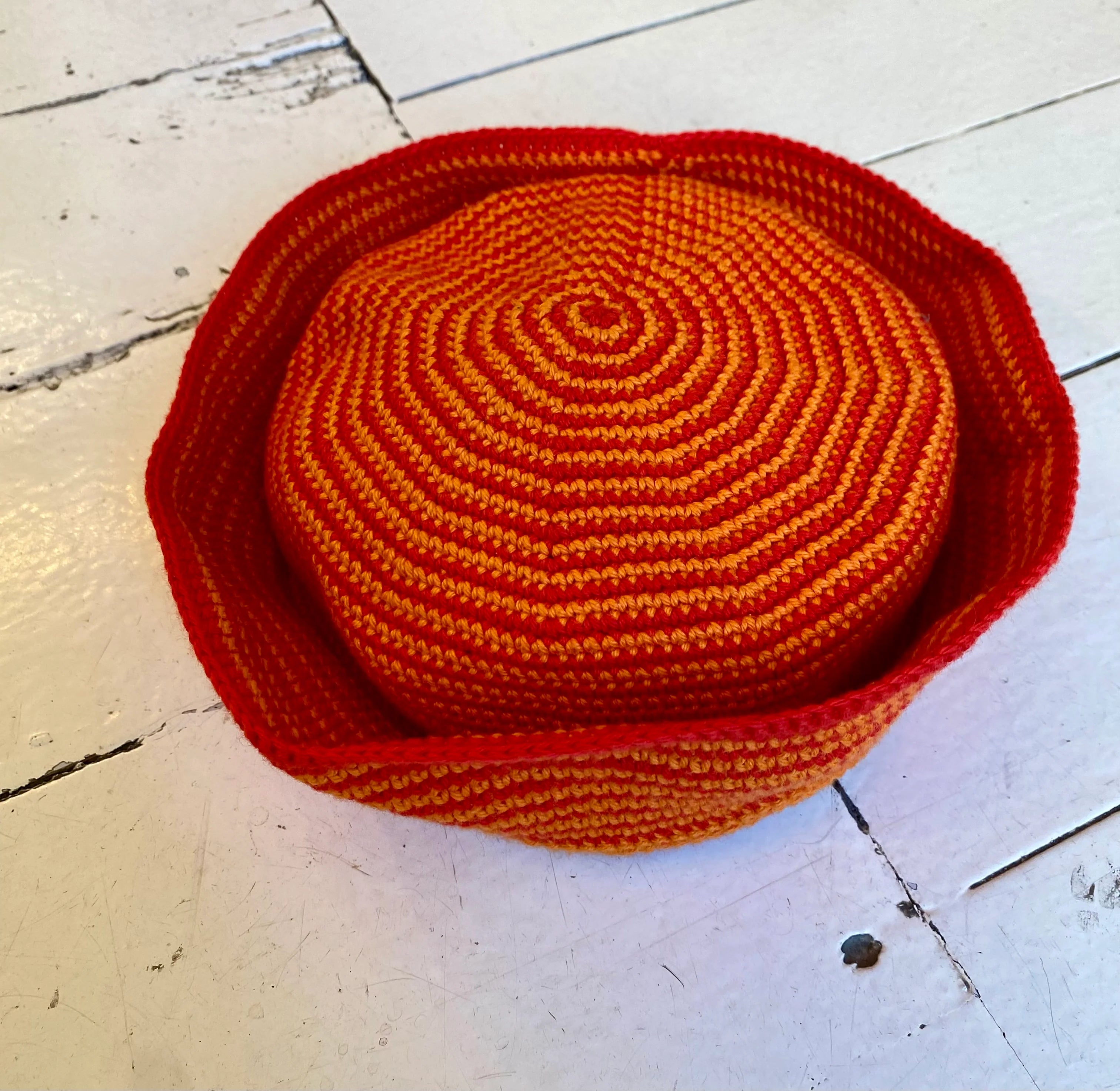 Sailor hat (rød og orange)