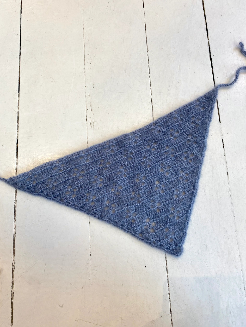 Bandana (støvet blå mohair)