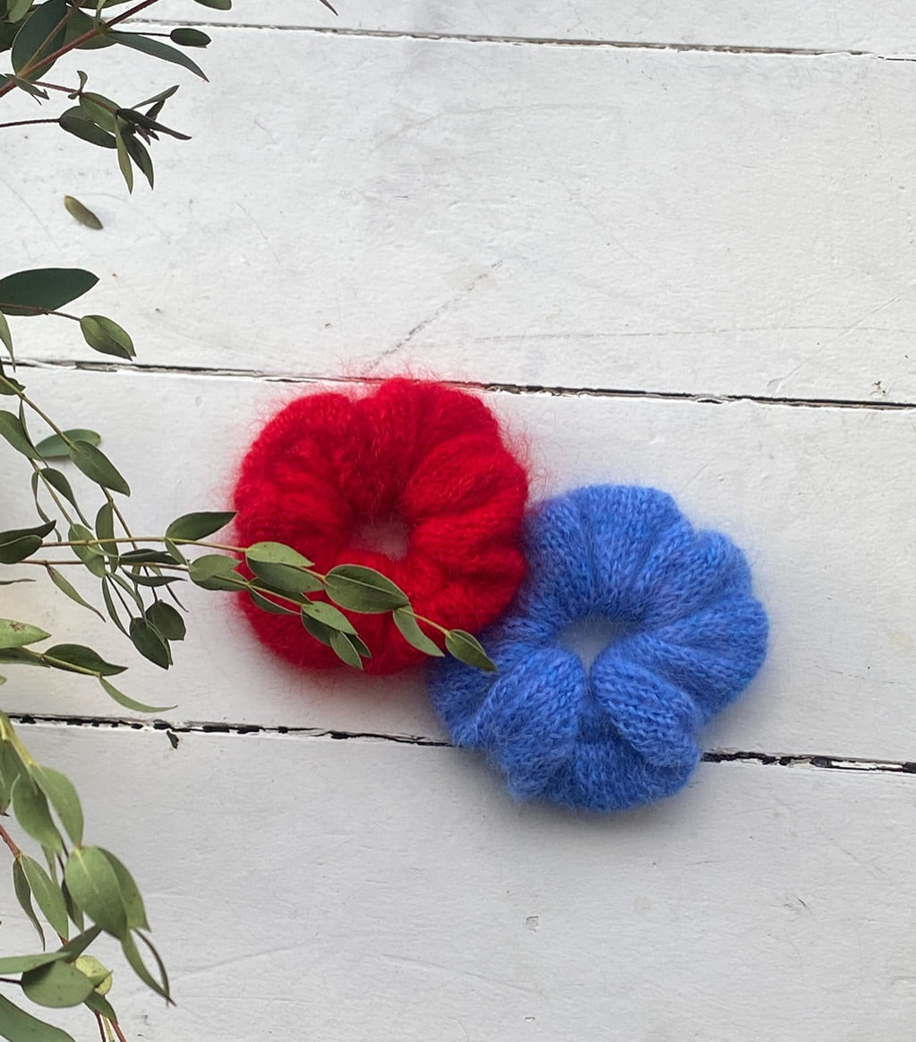Mohair Silk Scrunchie