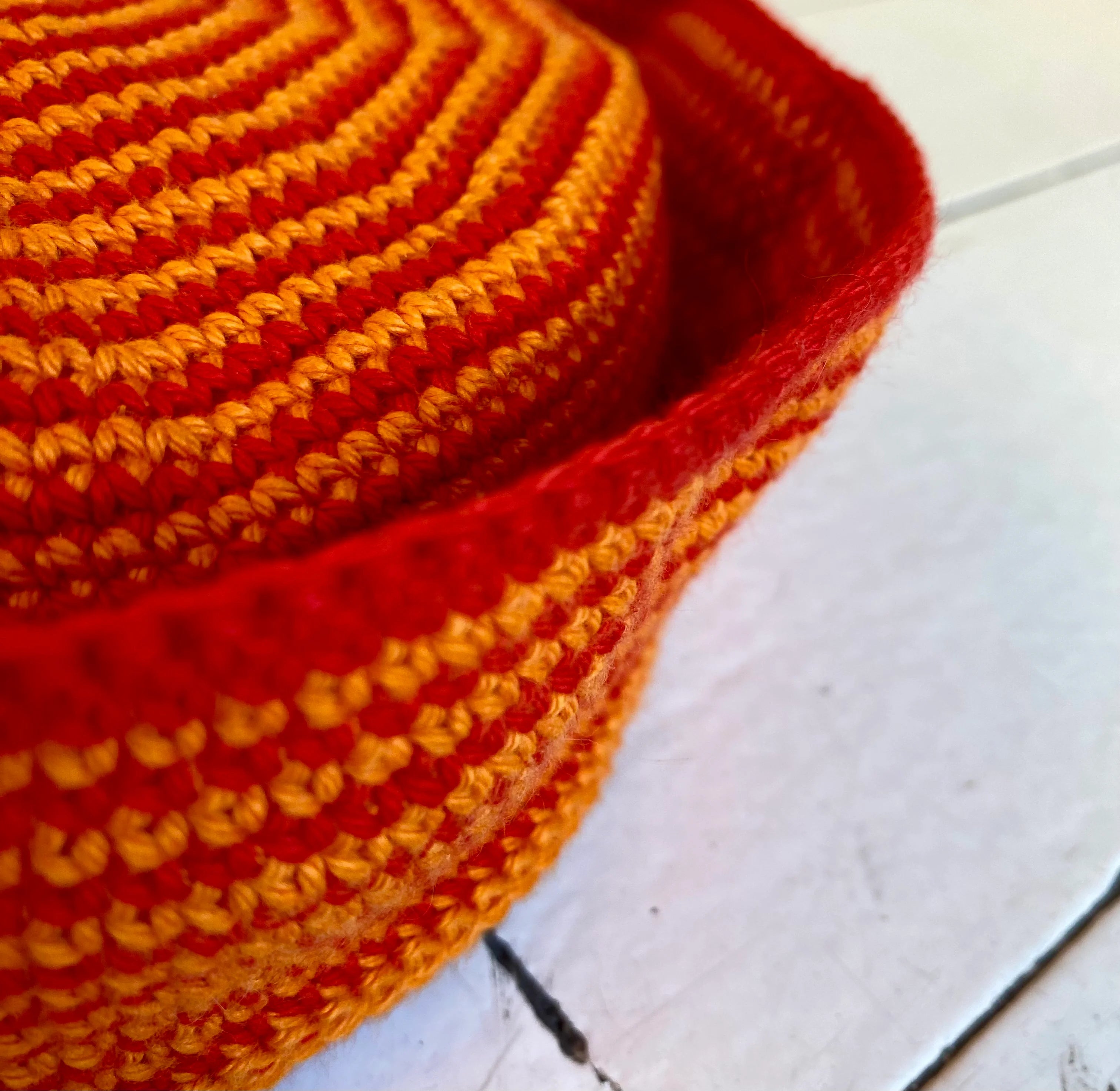 Sailor hat (rød og orange)