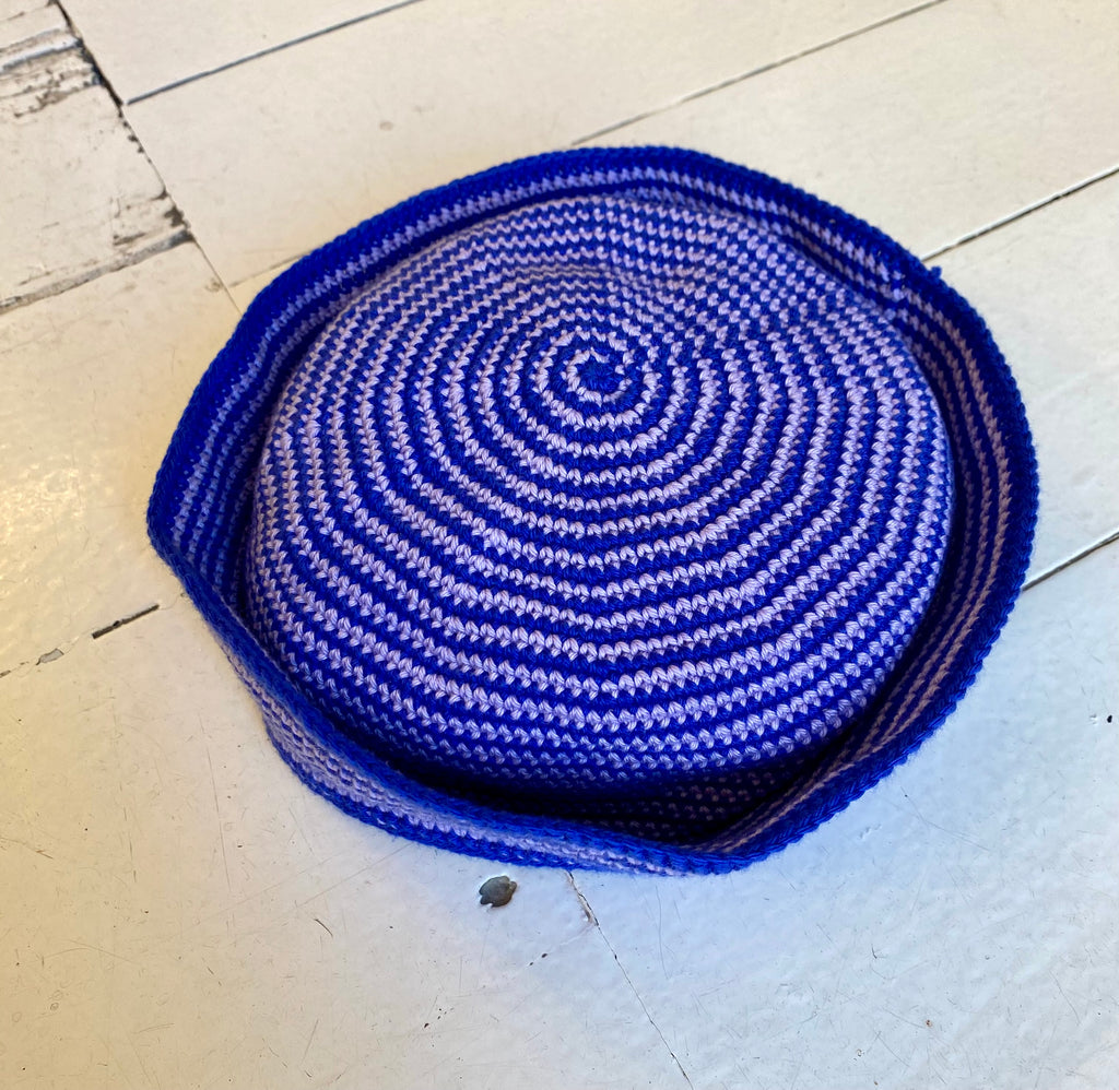 Sailor hat (blå og lilla)