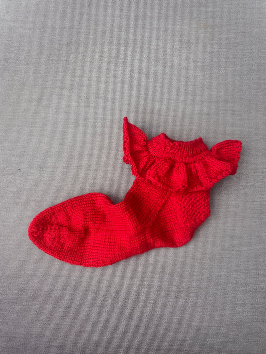 PATTERN - Frou-Frou Frilly Socks