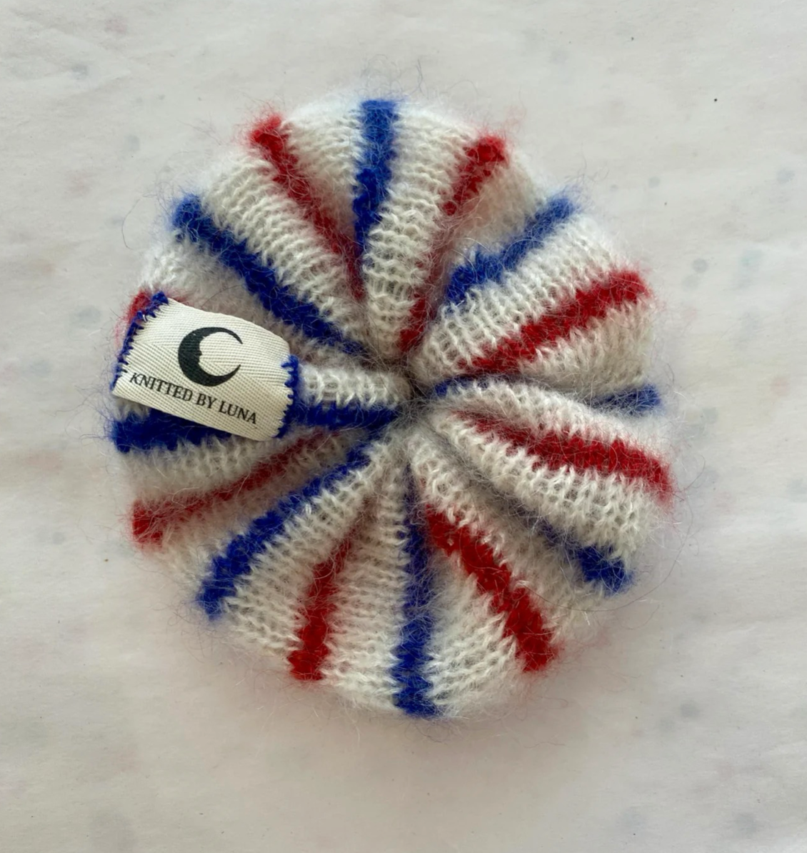 OPSKRIFT - Stribet Scrunchie